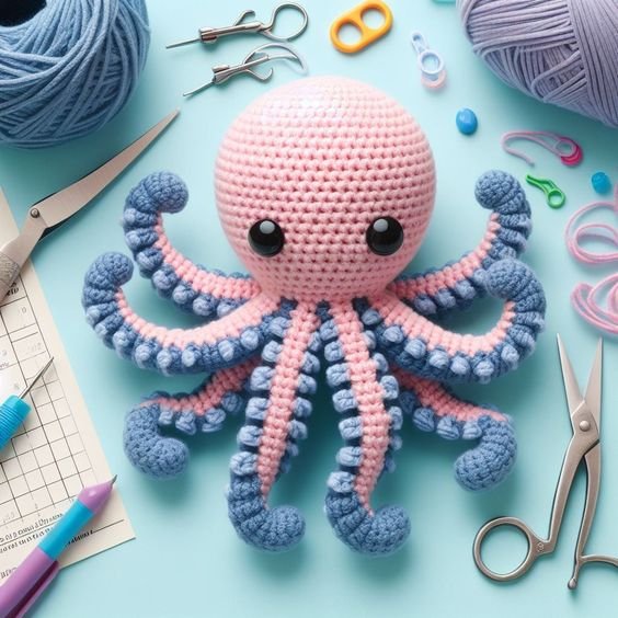 Octopus Amigurumi - Tutorial - CURIOSODAWEB.COM