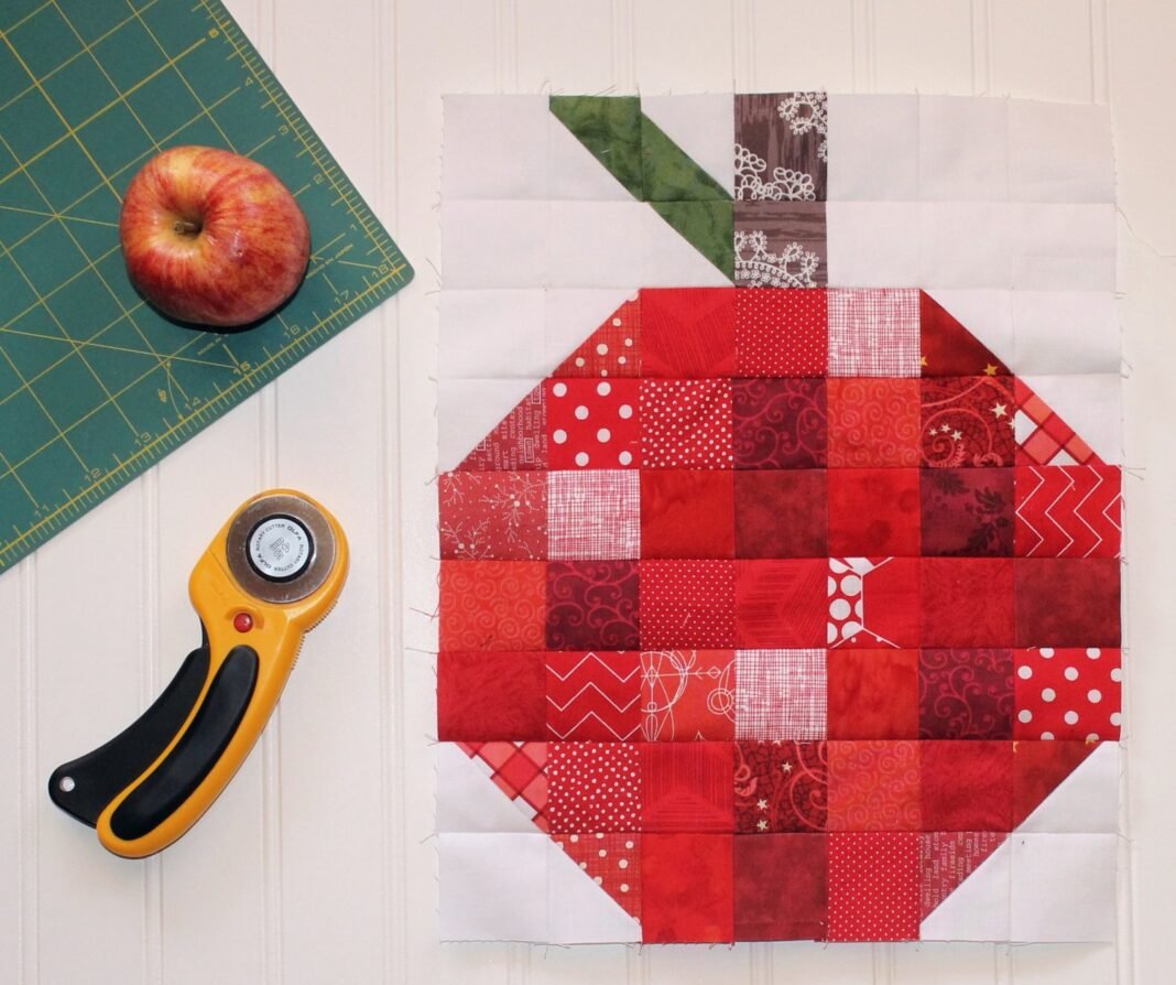 Scrappy Apples Quilt – Tutorial - CURIOSODAWEB.COM