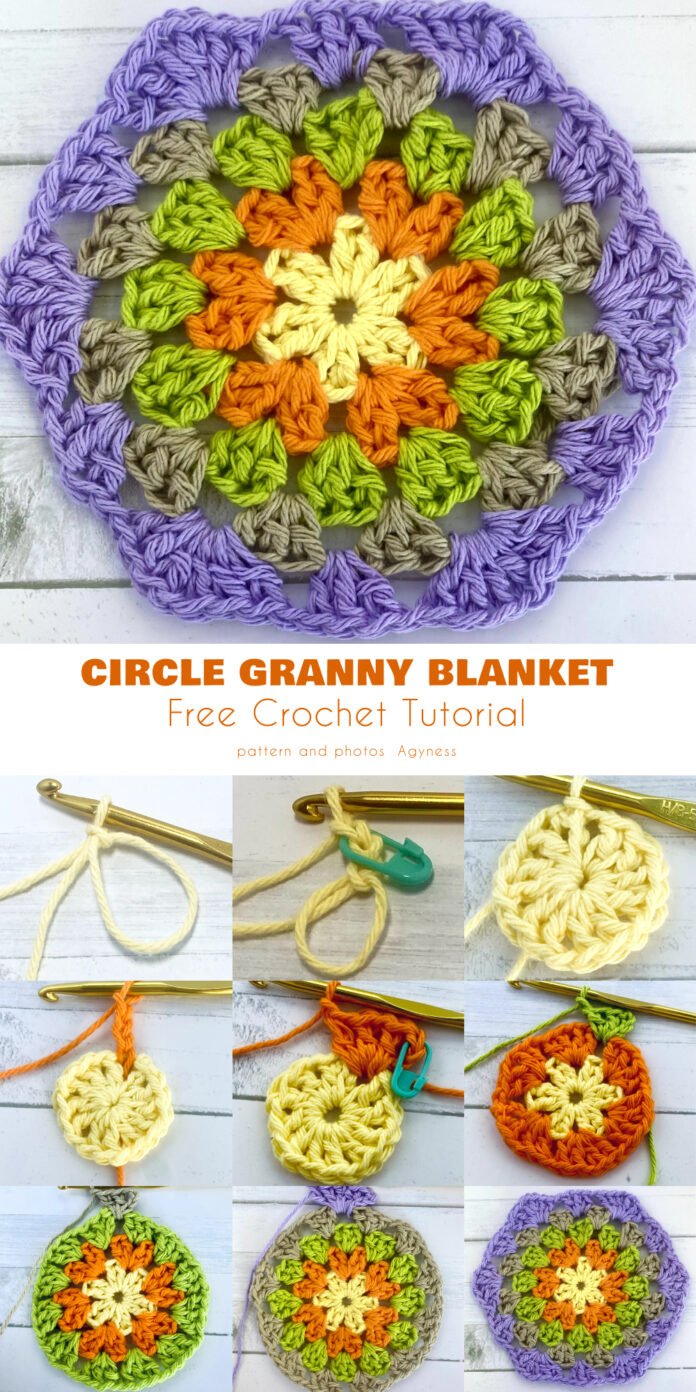 Crochet Circle Blankets CURIOSODAWEB COM