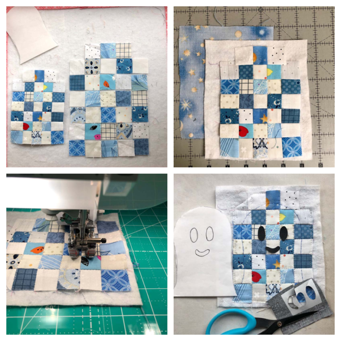 Patchwork Ghost Hand Puppet - Pattern - CURIOSODAWEB.COM